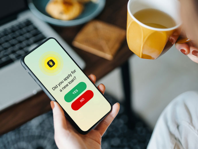 Family looking at sheet