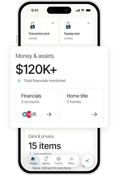 peace of mind with identity theft monitoring