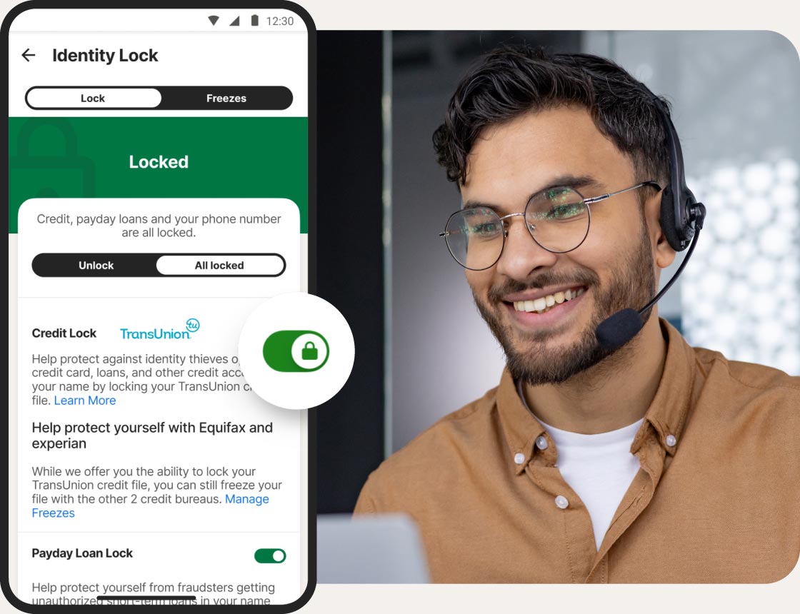 A LifeLock Support Specialist assisting a LifeLock customer.