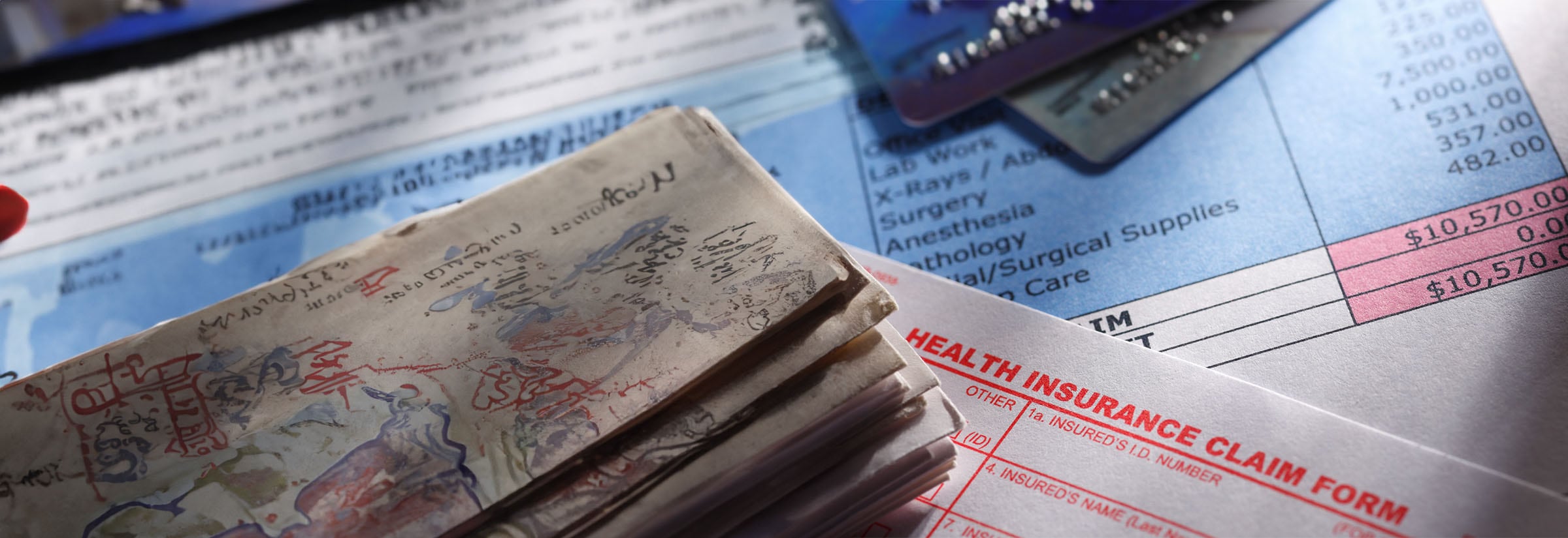 A woman protecting herself from healthcare scams during open enrollment.