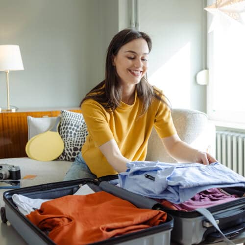 Someone packing for a trip, wondering if the hotel they booked on booking.com is legit.